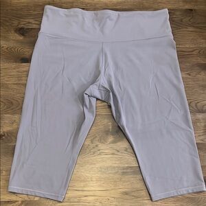 ATHLETA Light Purple High-Waisted 18” Inseam Shorts Size 3X